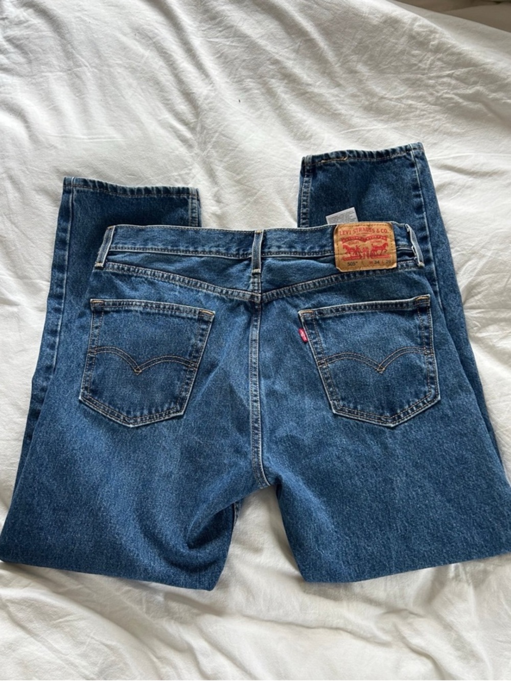 Levi's 505 Men’s Dark Blue Denim Jeans W34 L29